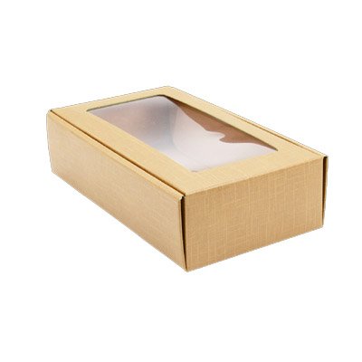 2 Bottle Carton Box (Kraft / Window)