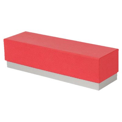 1 Bottle Rigid Card Box Red & Silver
